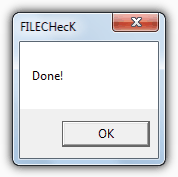 Completado FileCHK